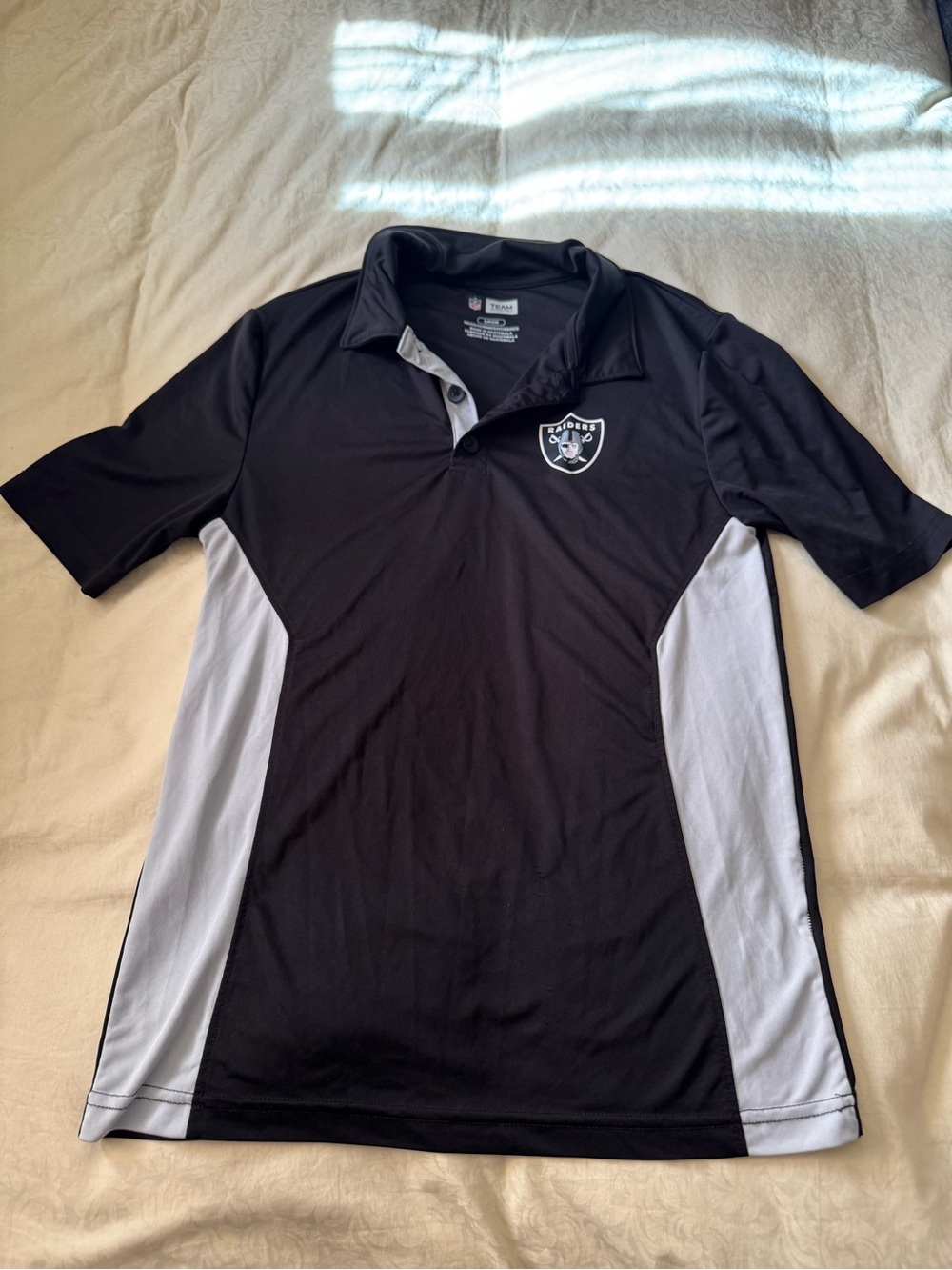 Men's Black & Gray Team Polo Shirt with Chest Logo